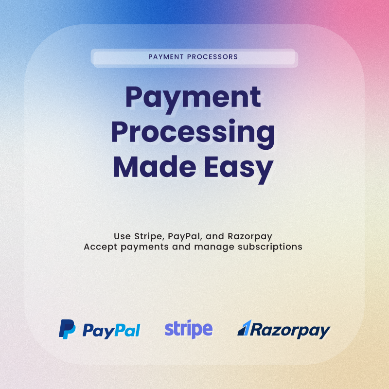 Filament link shortener payment processors
